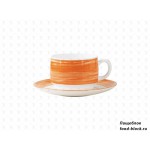 Столовая посуда из стекла Arcoroc Brush Orange Блюдце С3787 (14 см)