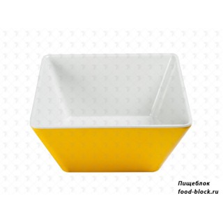 Посуда из меламина Pujadas Салатник 22200AM (квадратный, 9x9 см, h5.5 см, желтый)
