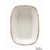 Столовая посуда из фарфора Bonna Блюдо прямоугольное Retro E100GRM20DKY (20 см)