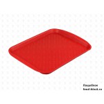 Пластиковый поднос  Restola 422109004 (330х260, красный)