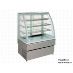 Кондитерская холодильная витрина UNIS Cool GEORGIA III 1000 SELF-SERVICE нержавеющая сталь