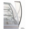 Кондитерская холодильная витрина UNIS Cool GEORGIA III 1000 нержавеющая сталь
