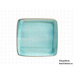 Столовая посуда из фарфора Bonna тарелка квадратная AQUA AURA AAQ MOV 28 KR