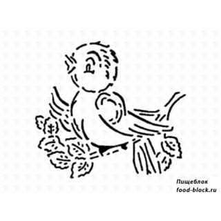 Кондитерский инвентарь Martellato Маска-трафарет для оформления тортов (птица)