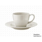 Столовая посуда из фарфора Bonna Чашка кофейная с блюдцем Gourmet RIT02KFT (90 мл)
