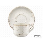 Столовая посуда из фарфора Bonna Grain чашка чайная с блюдцем GRA GRM 01 CFT (штаб., 180 мл)
