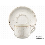 Столовая посуда из фарфора Bonna Grain чашка чайная с блюдцем GRA GRM 01 CFT (штаб., 180 мл)