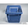 Покупательская пластиковая корзина VKF Renzel GmbH 20л, 1 ручка, синяя (RAL 5005)