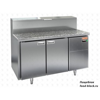 Холодильный стол для пиццы HiCold тип HT модель PZ2-11/GN (камень) для пиццы