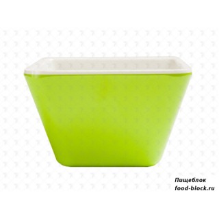Посуда из меламина Pujadas Салатник 22200V (квадраный, 9x9 см, h5.5 см, зеленый)
