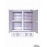 Комбинированный холодильный шкаф Марихолодмаш ШХК-800, 4 глух. двери, статика