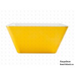 Посуда из меламина Pujadas Салатник 22202AM (квадратный, 18х18 см, h 8.5 см, желтый)