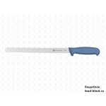 Нож и аксессуар Sanelli Ambrogio 7356028 нож для лосося (синяя ручка)